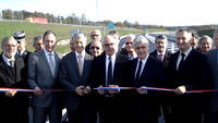 Inauguration de la mise à 2x2 voies de la RN 124 entre Auch et Aubiet