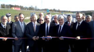 Inauguration de la mise à 2x2 voies de la RN 124 entre Auch et Aubiet