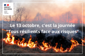13 octobre 2022 : Appel à projets journée "Tous résilients face aux risques"