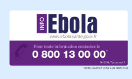 Ebola : le Gouvernement met en place un dispositif d’information