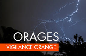 Vigilance météorologique orange pour orages