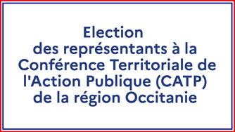 Election des représentants  à la CATP